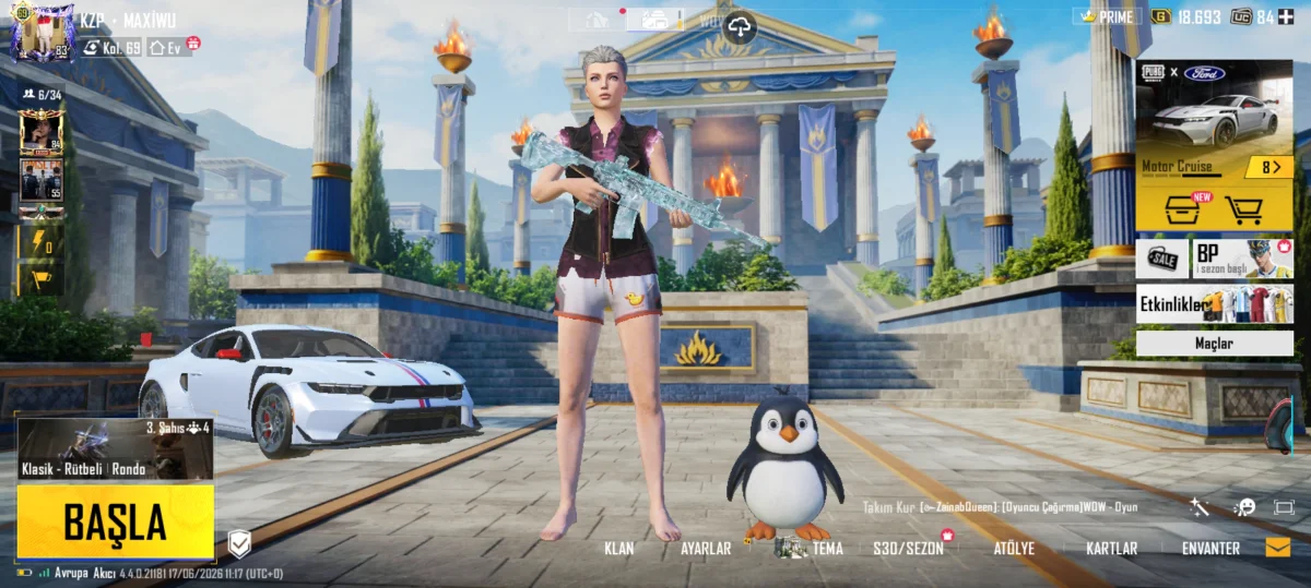 Pubg mobile hesabım